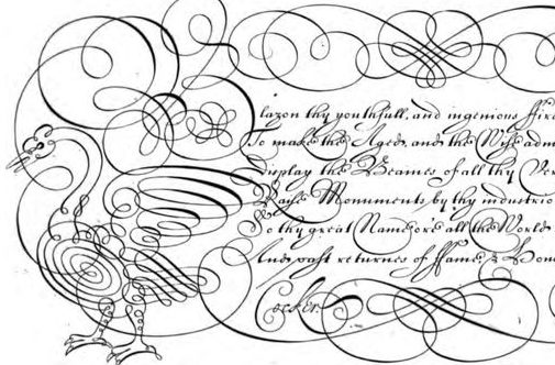 Edward Cocker, The Pen's Transcendencie, 1657