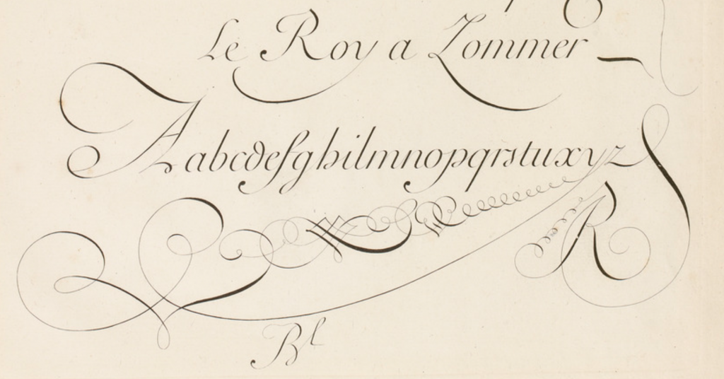 Signature de Rossignol, calligraphie, France