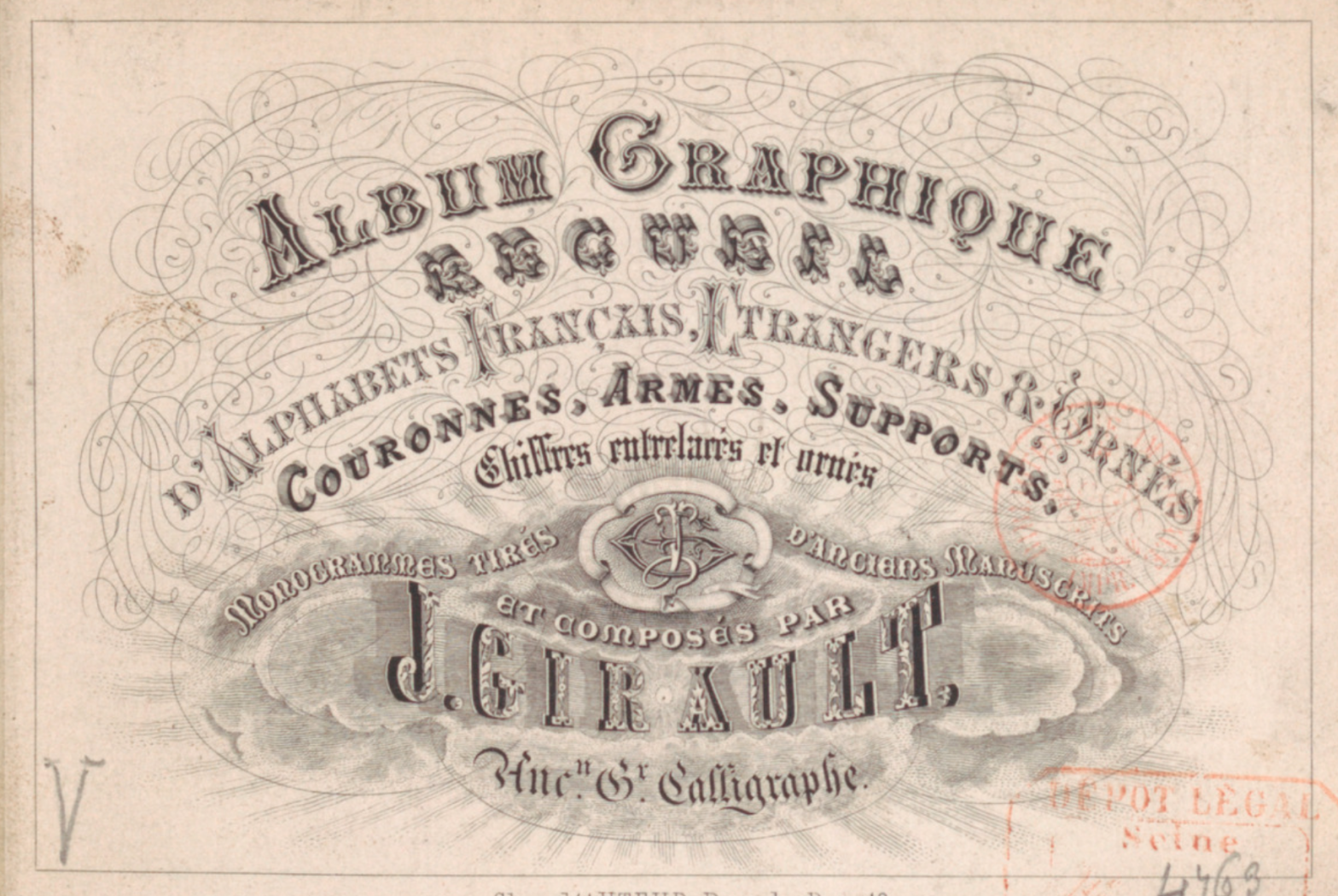 album graphique girault calligraphie