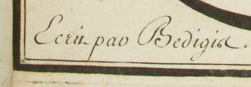 bedigis françois nicolas Signatures calligraphes : Bedigis