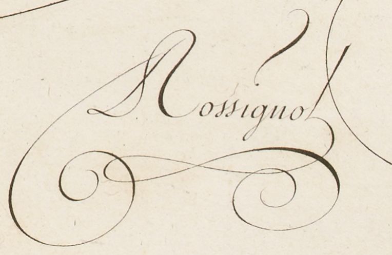 Signatures calligraphes : Rossignol